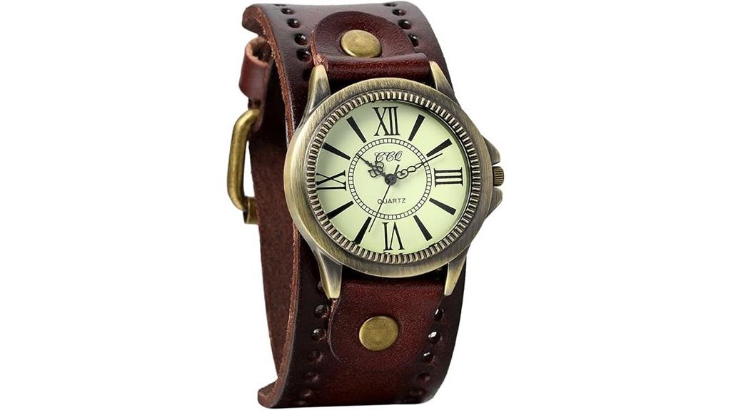 vintage bronze steampunk watch