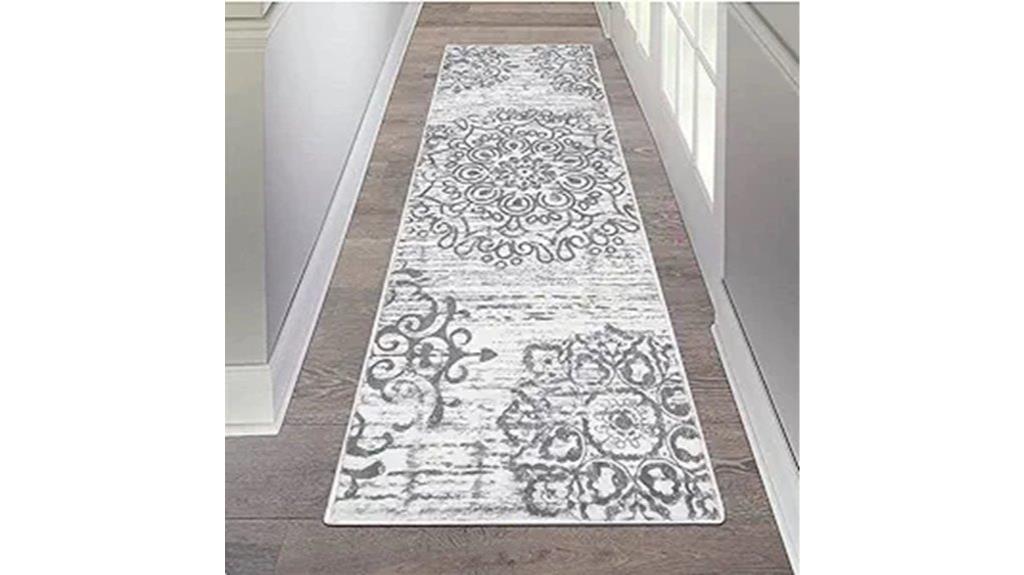 vintage distressed hallway runner