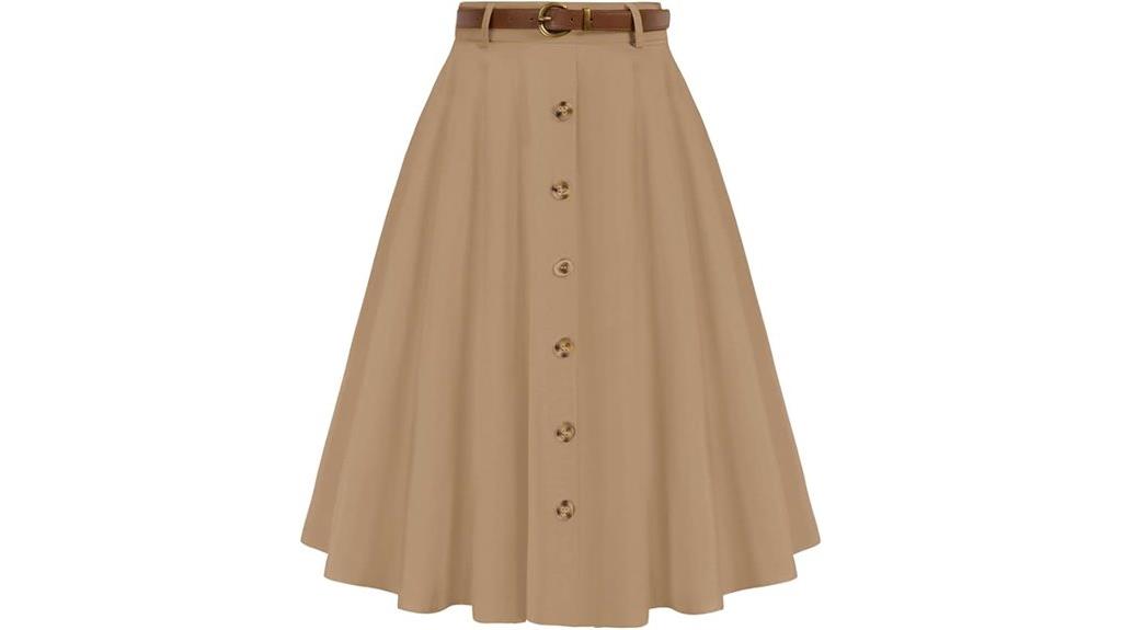 vintage high waist skirt