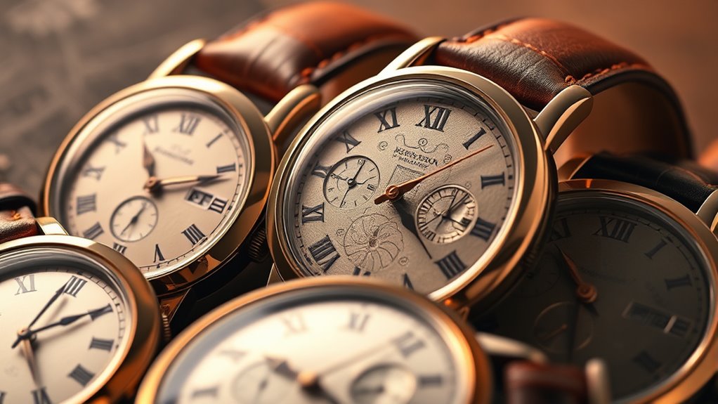 vintage inspired classic timepieces