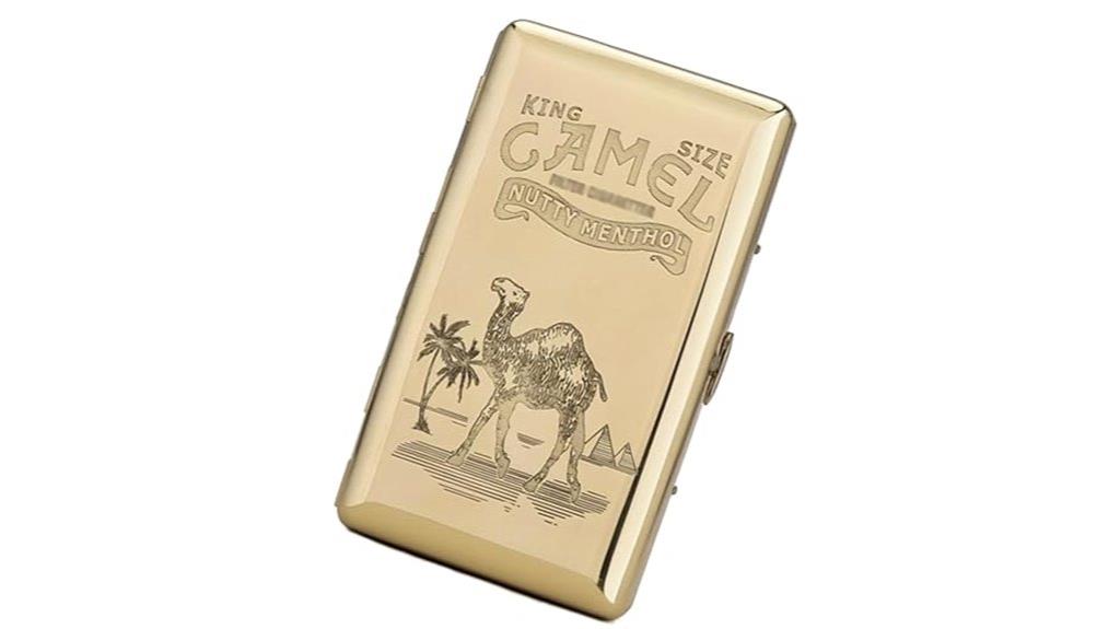 vintage metal cigarette case
