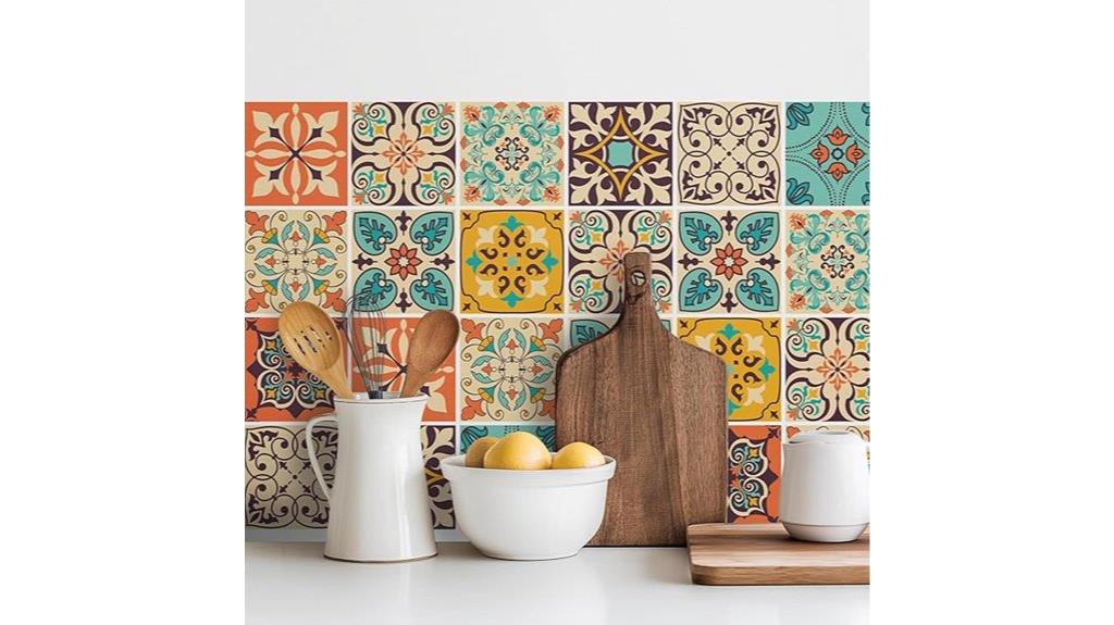 vintage moroccan tile decals