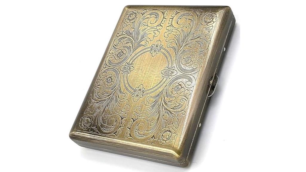 vintage rfid cigarette case