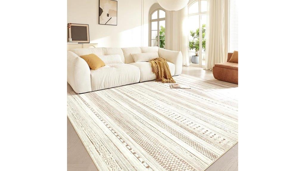 washable boho 5x7 rug