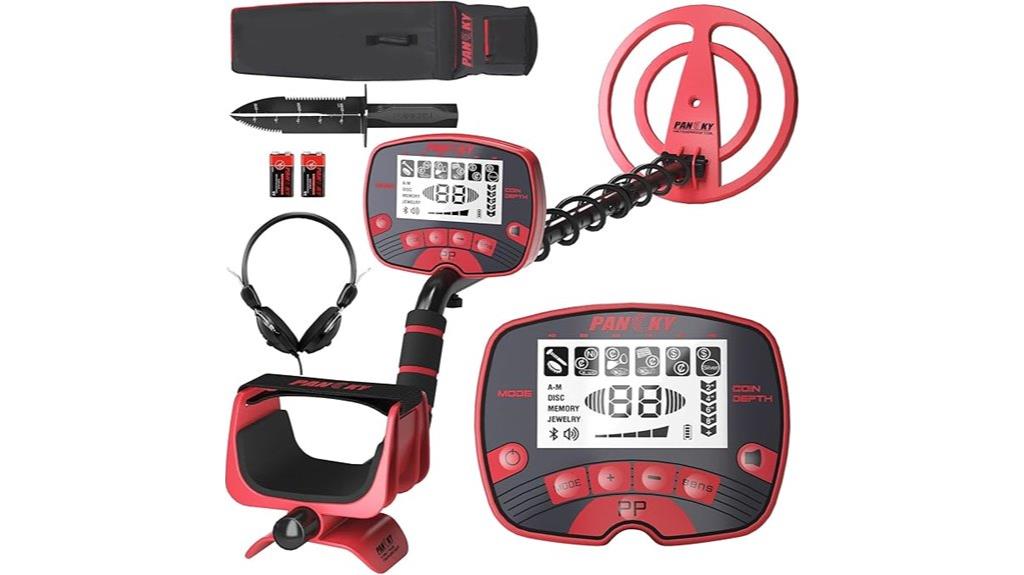 waterproof metal detector features