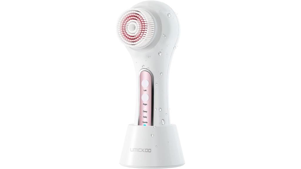 waterproof rechargeable facial cleansing