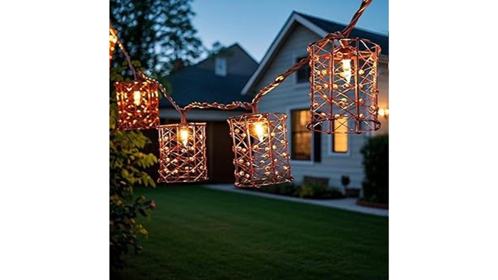 weatherproof patio string lights