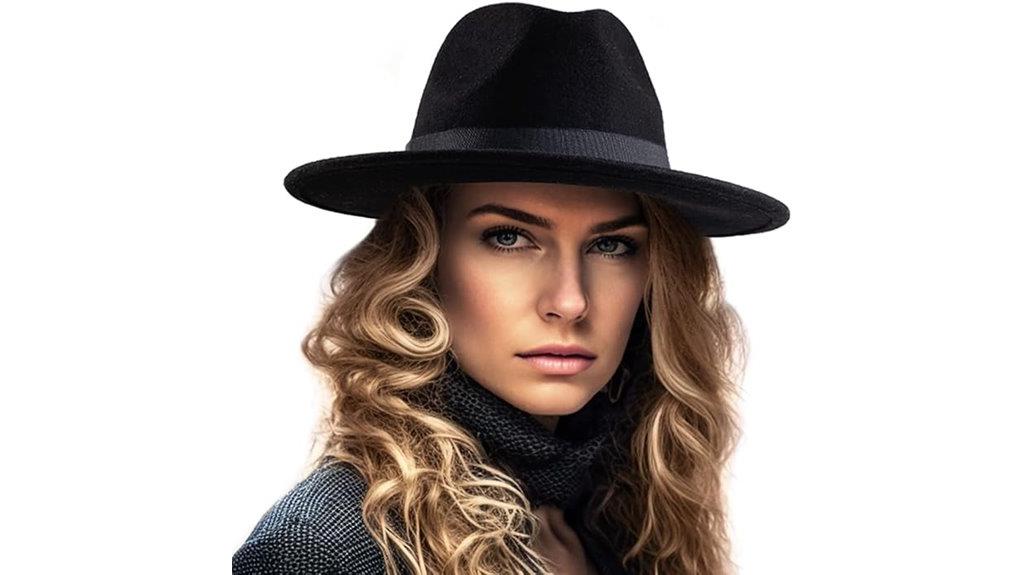 wide brim fedora