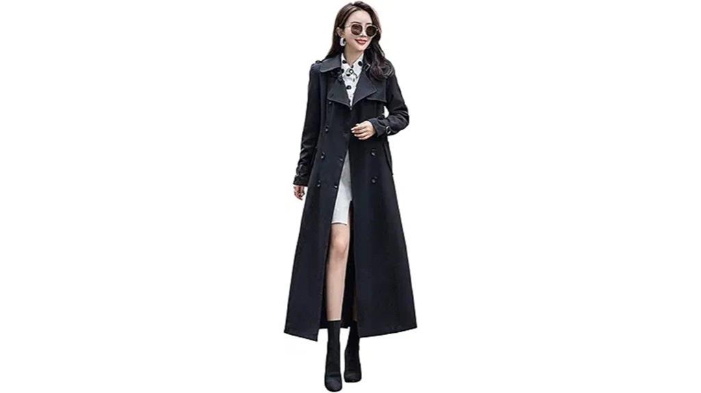 women s double breasted coat