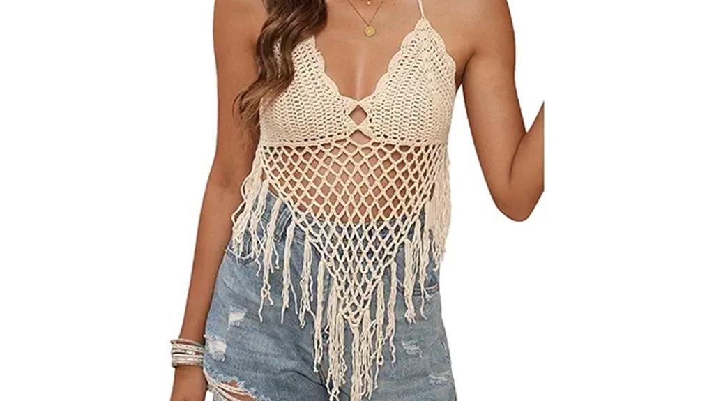 women s summer crochet top
