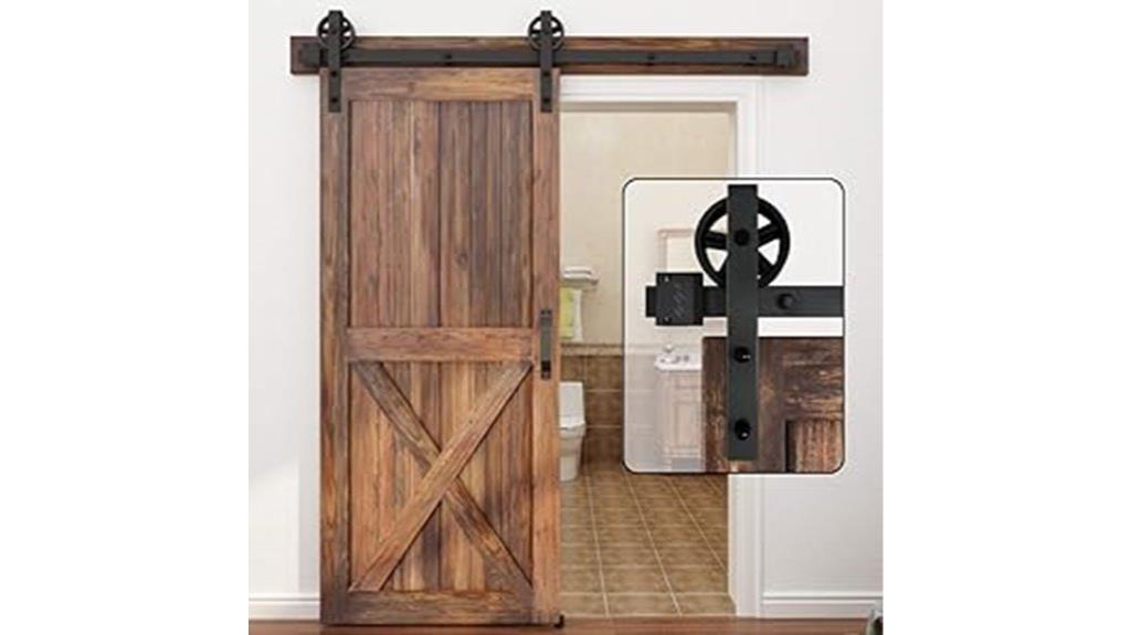 wood barn door hardware
