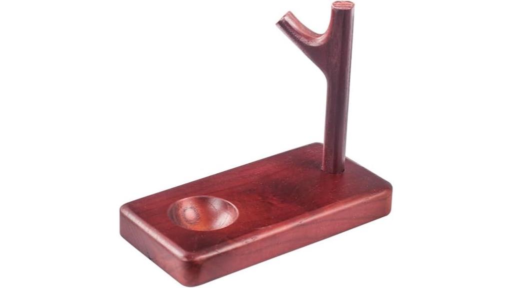 wooden pipe stand for long pipes