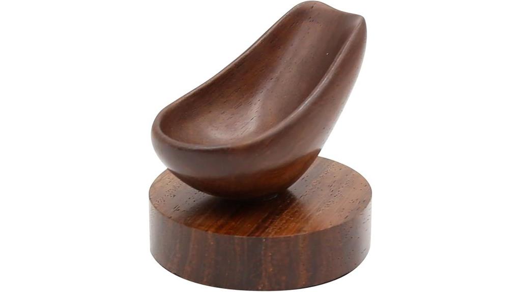 wooden pipe stand rests