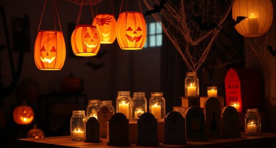 budget friendly halloween crafting