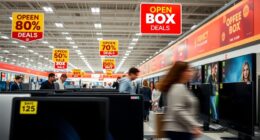 discounted open box floor models