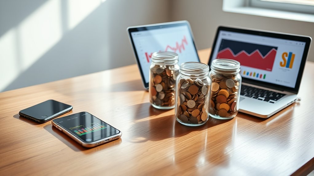 separate accounts for budgeting