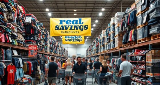 warehouse outlet store savings