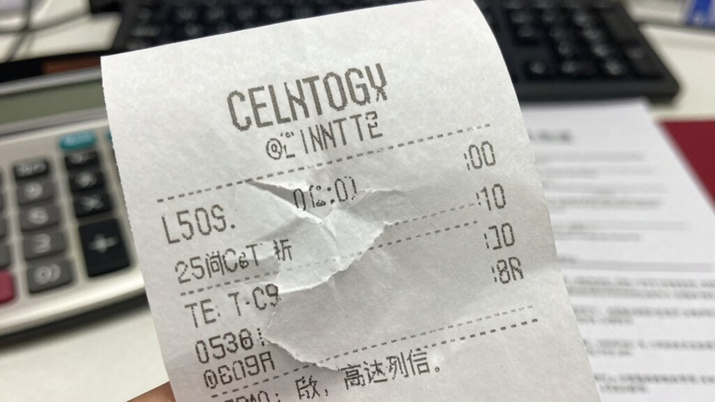 accurate clear receipt submission