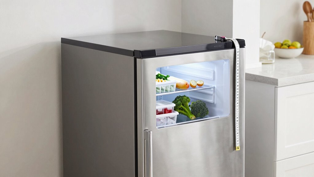 adjust freezer size accordingly