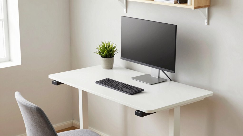 adjustable ergonomic workspace setup