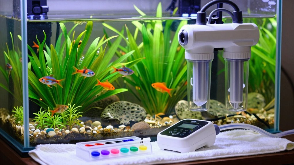 aquarium filtration and maintenance