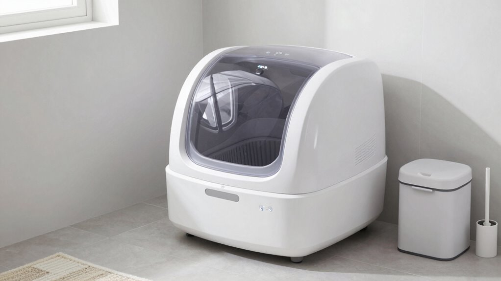 automatic easy maintenance litter box