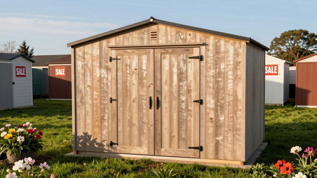 best time for outdoor sheds