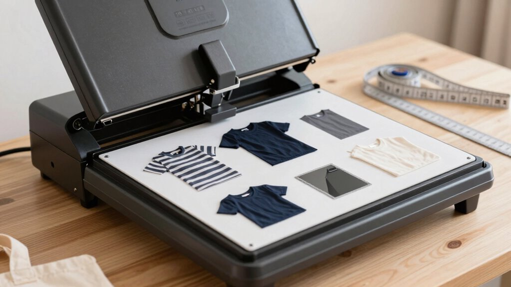 choose appropriate heat press size