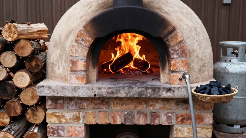 choosing suitable outdoor pizza fuel