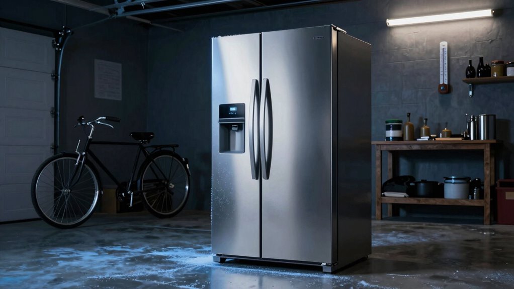 cold garage causes fridge issues