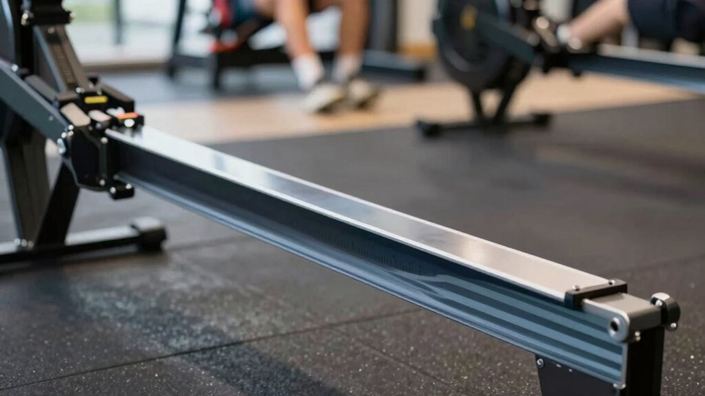 consideration for rowing rails