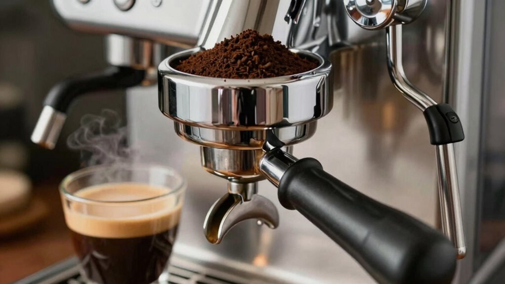 consistent well maintained espresso brewing