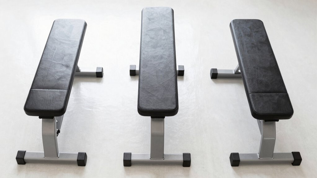different benches target muscles