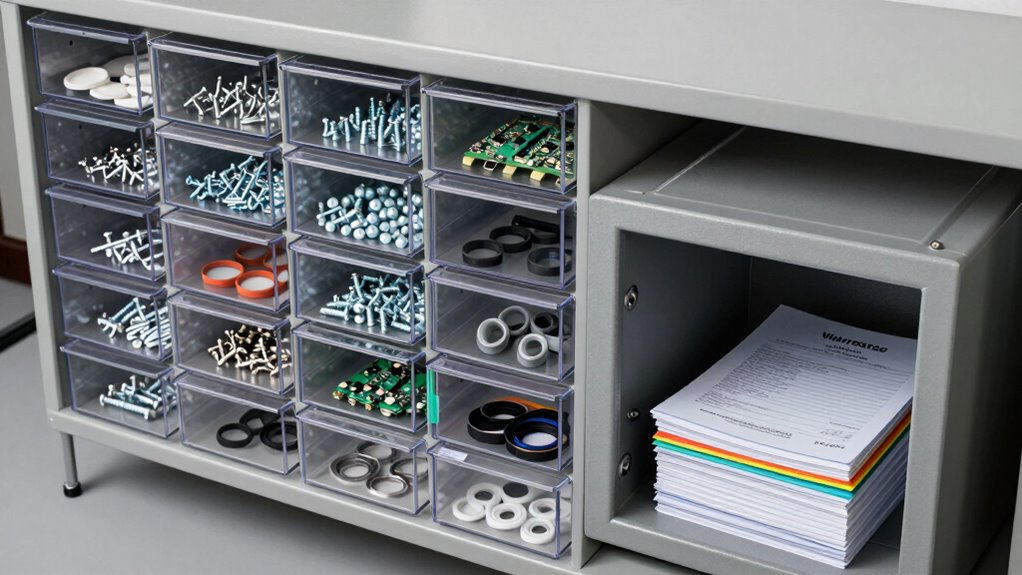 digital labeling and organized storage