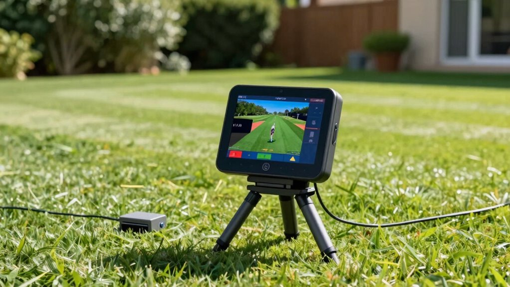 easy backyard launch monitor setup