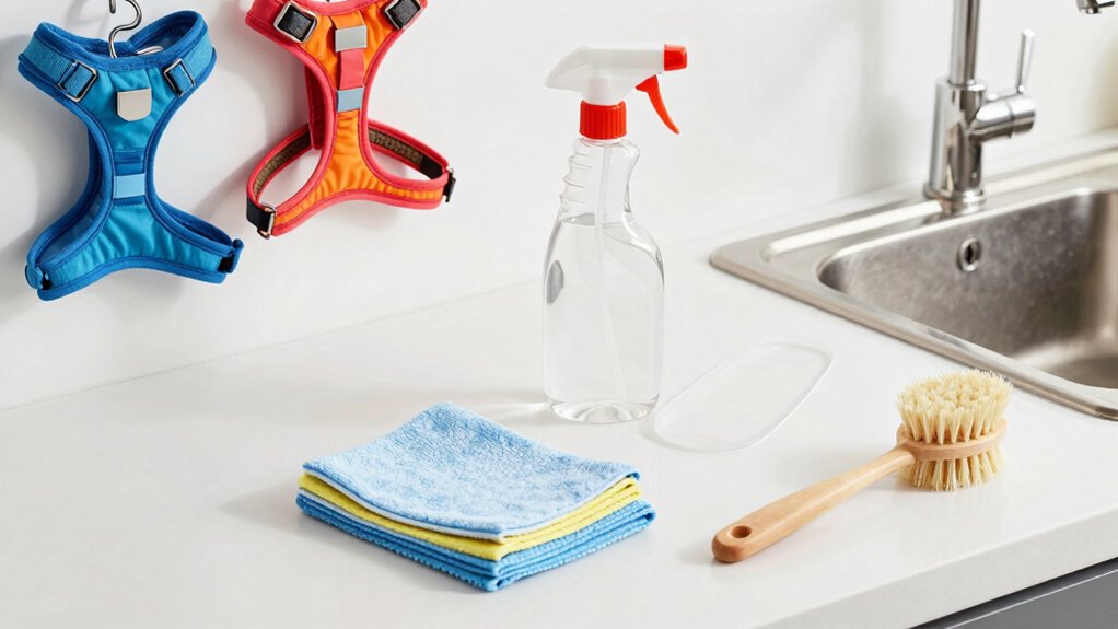 effective pet gear cleaning