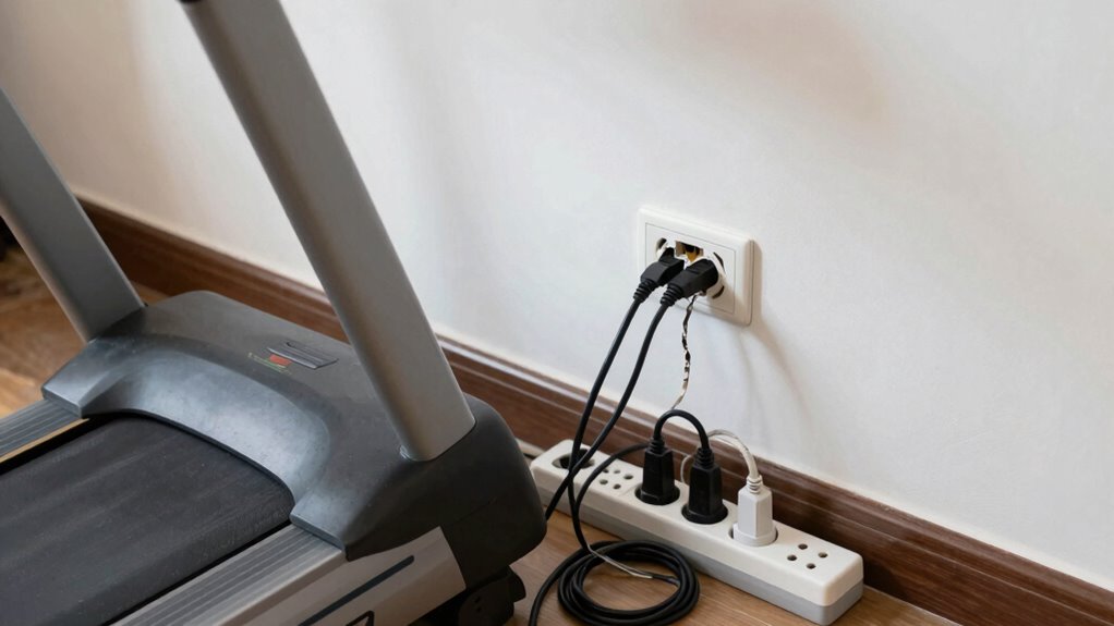 electrical safety during treadmill setup