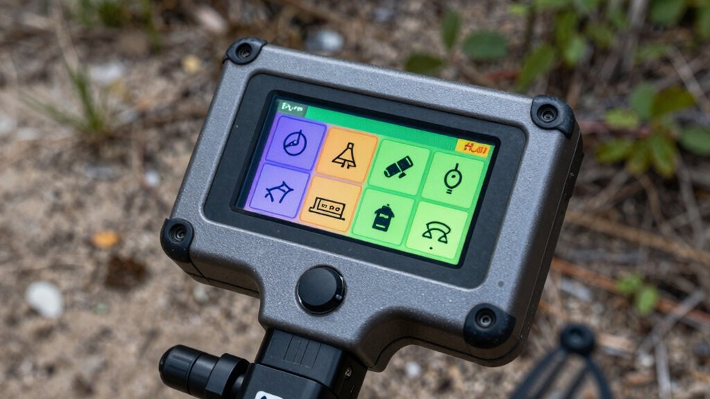 environment specific metal detector settings