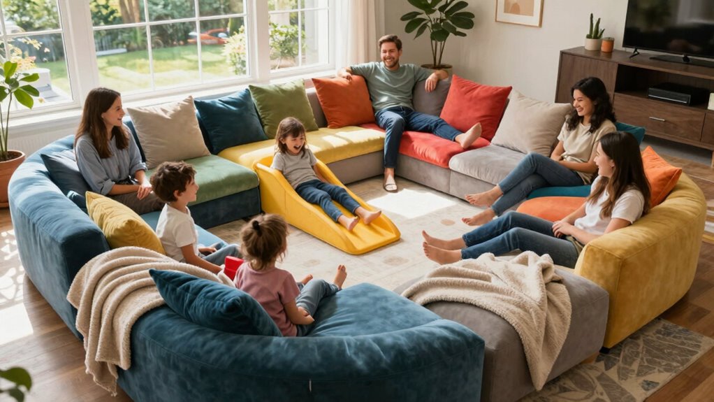 flexible creative family seating