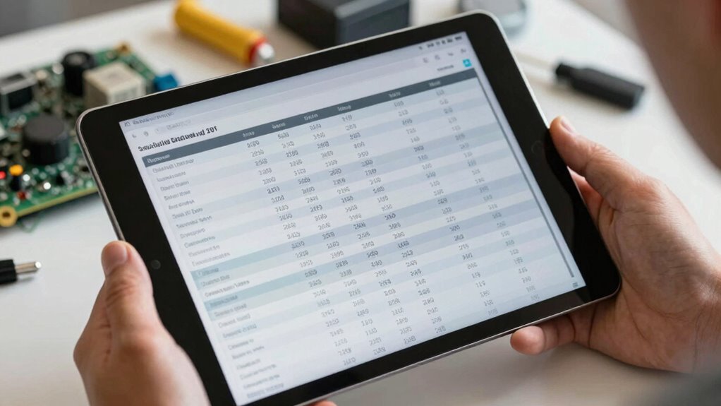 focus on key specifications