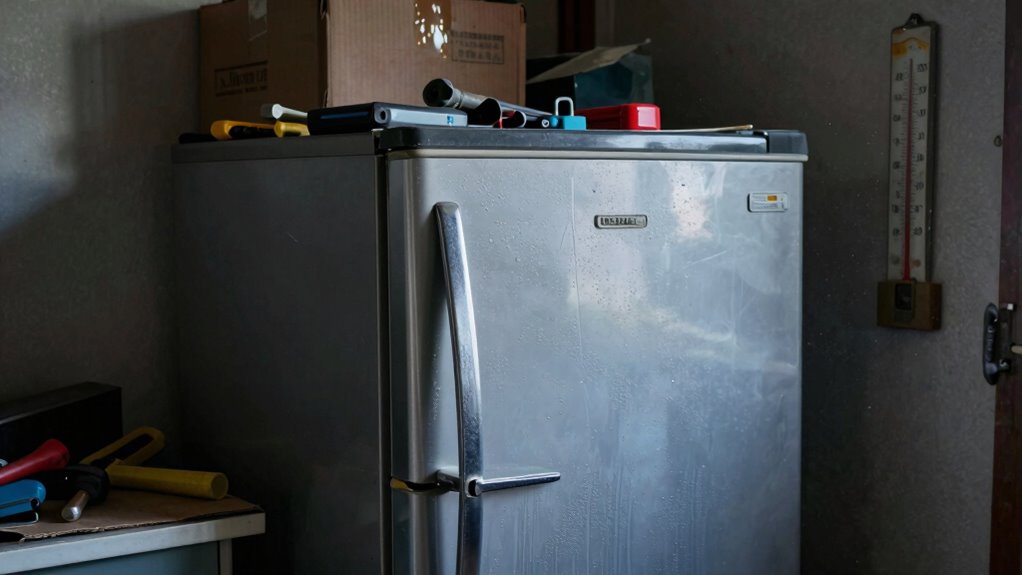 garage climate affects fridge