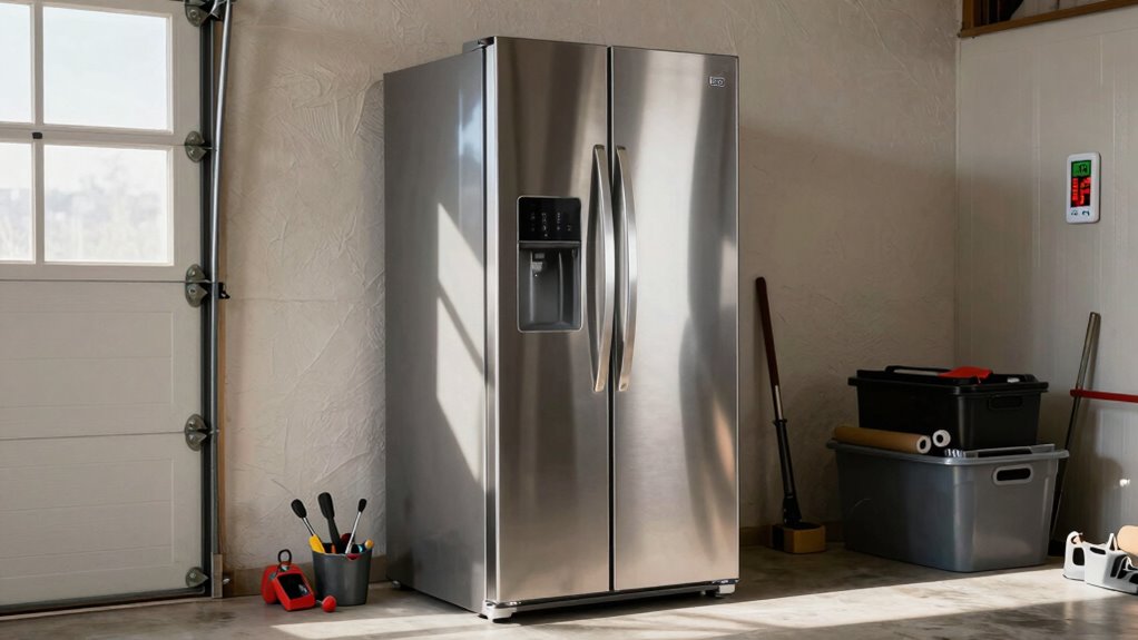 garage fridge temperature protection