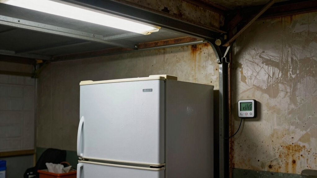 garage temperature affects fridge