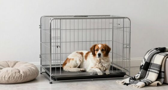 incorrect crate size causes discomfort