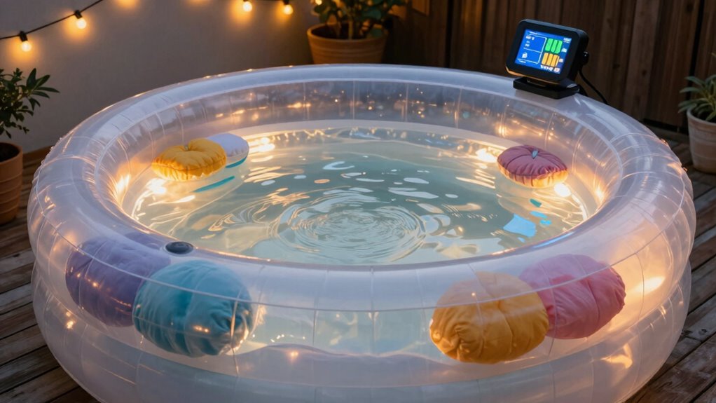 inflatable hot tub costs