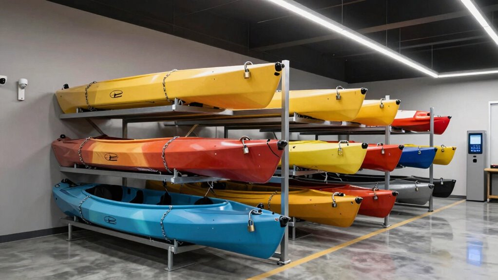 layered kayak security measures