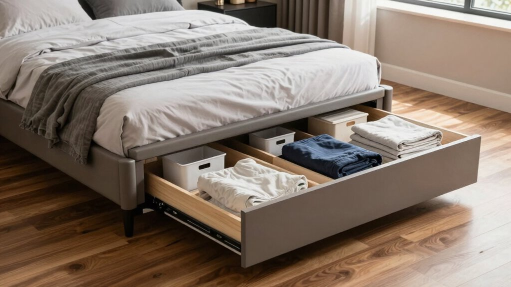 maximize under bed storage space