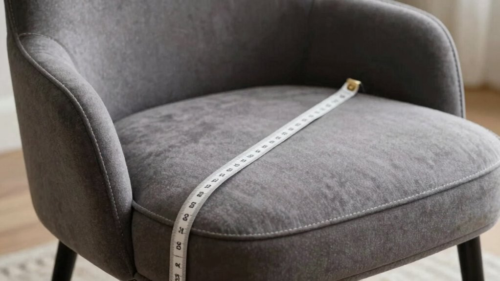 measure seat depth accurately