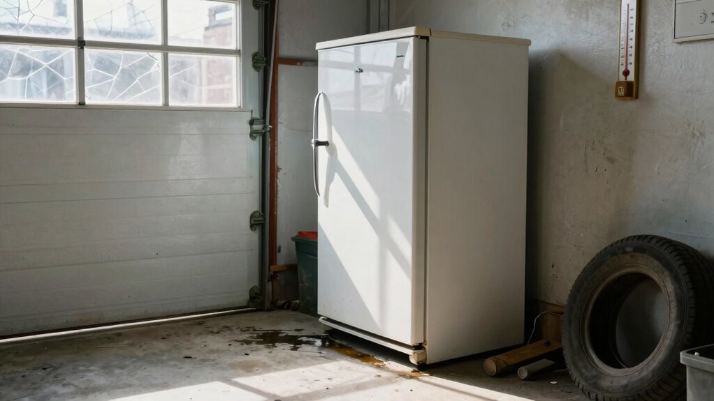 move fridge before damage occurs