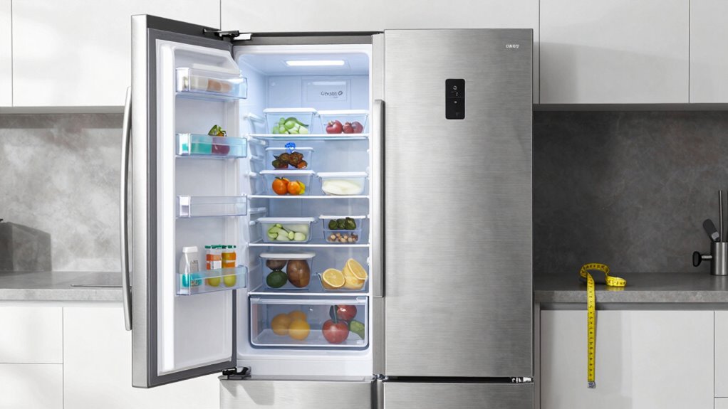 optimal freezer size features